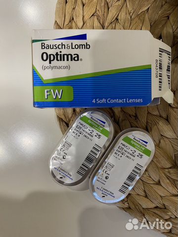 Линзы контактные Optima FW -2,25/2,25