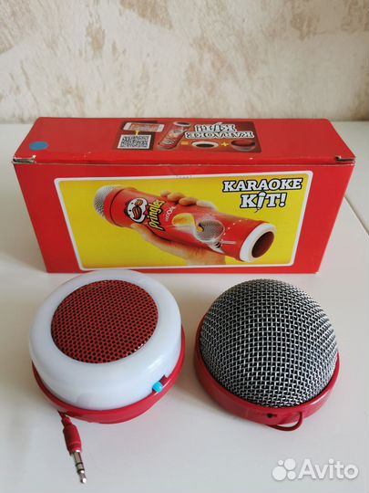 Караоке микрофон колонка Pringles