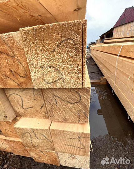 Куб Бруса 150 х 150 (6000) ест.вл 1-cт