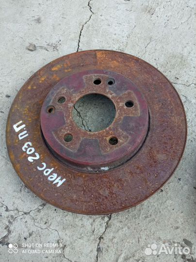 Диск тормозной передний mercedes w203