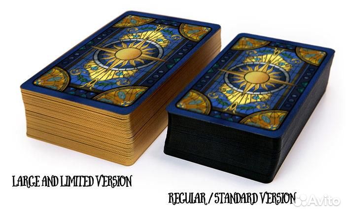 Карты Таро The World of Visions Tarot 12cm, Taroteca / Мир Видений 12 см золотой срез 63820