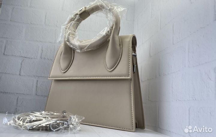 Сумка женская жесткой формы + ремешок длинный