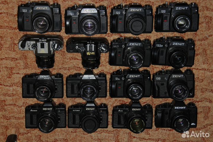 Фотоаппараты Зенит, много, все разные -в коллекцию