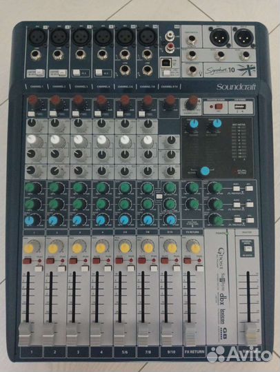 Микшерный пульт soundcraft signature 10