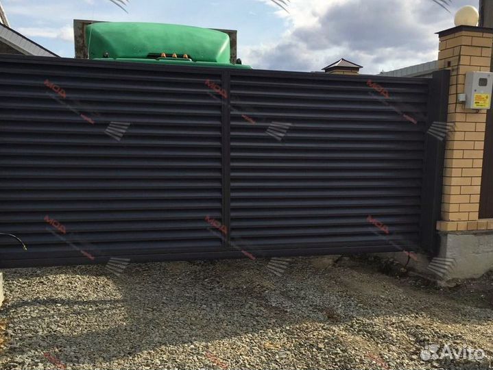Забор жалюзи еврожалюзи