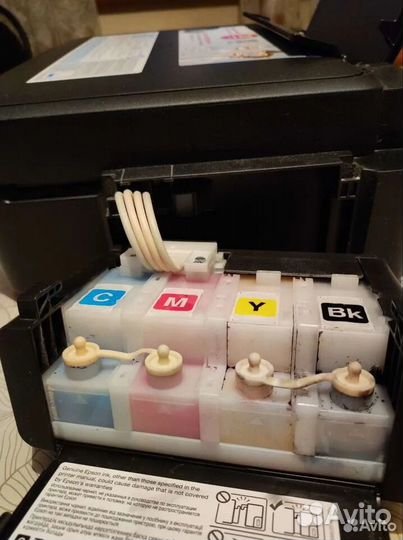 Принтер мфу Epson L210 с заводской снпч