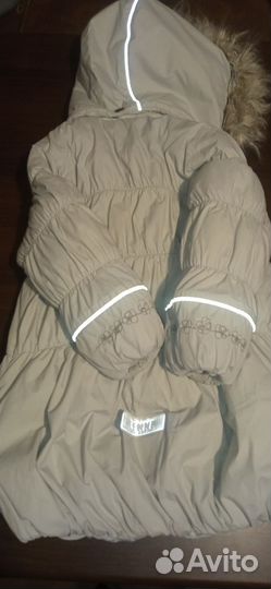 Куртка зимняя на девочку 92