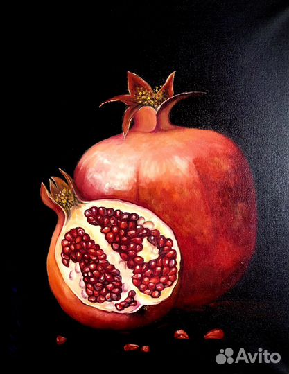 Картина маслом Гранат