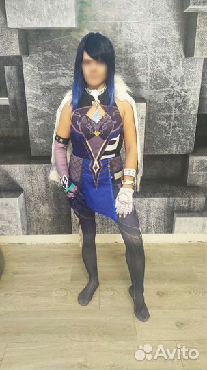 Косплей Yelan Геншин Импакт аниме костюм