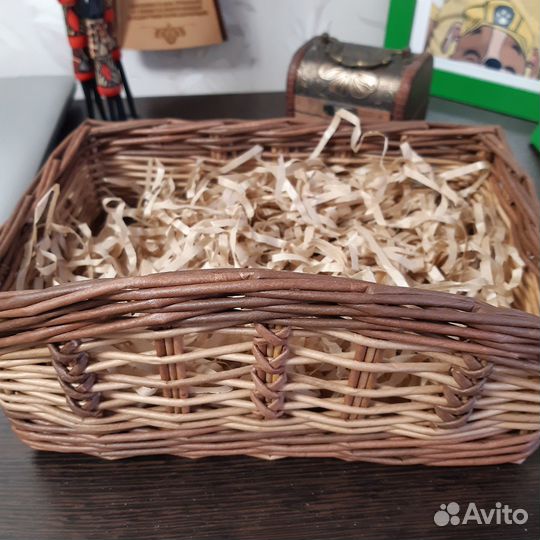 Новая плетеная корзинка для мелочей