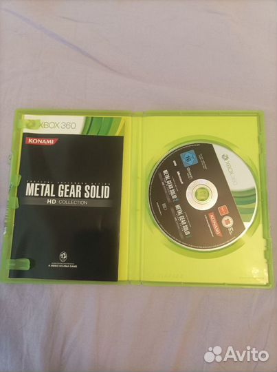 Metal Gear Solid HD collection xbox 360