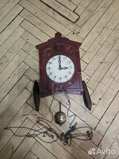Настенные часы с кукушкой СССР Маяк
