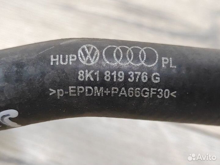 Патрубок отопителя (печки) Audi A4 B8 универсал
