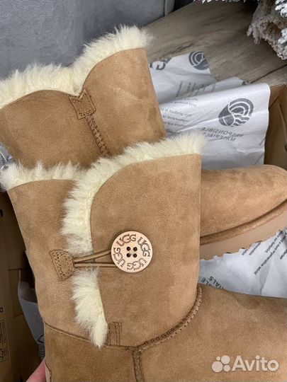 Угги Ugg Bailey Button II Chestnut