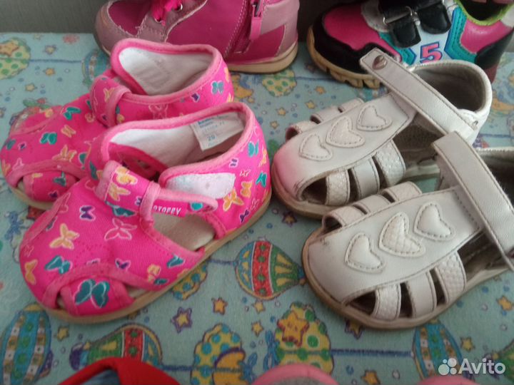 Пакет обуви для девочек 18 - 22 размер
