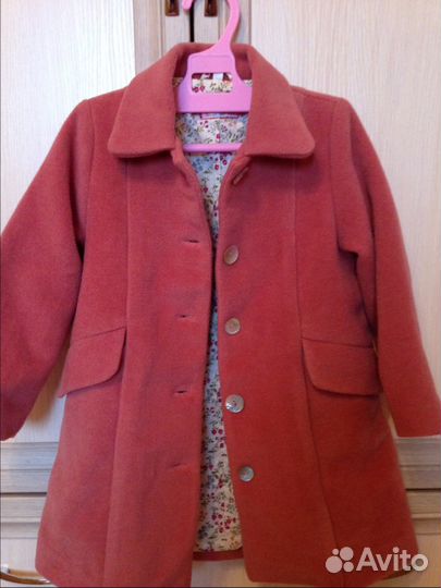 Пальто для девочки 92 98