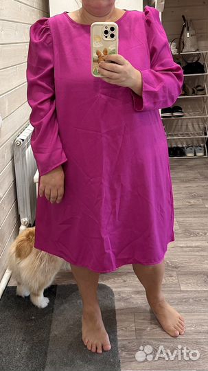 Платье свободное, размер 56