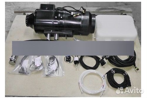 Отопитель воздушный универсальный, дизель, 6кВт, 12В, 175м/ч, к-тпульт управления+бак топливный 8л.+