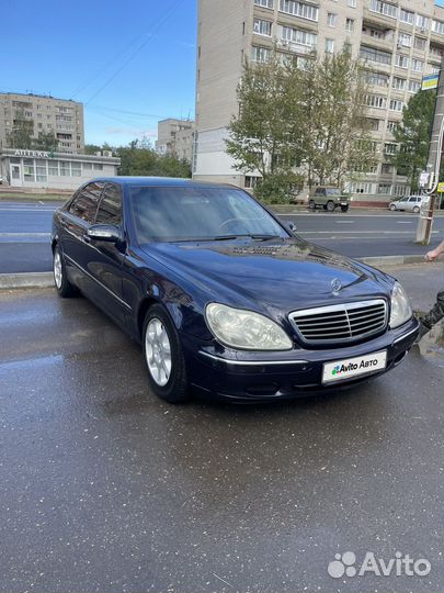 Mercedes-Benz S-класс 5.0 AT, 2005, битый, 112 000 км