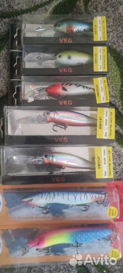 Воблеры Японские,VKG