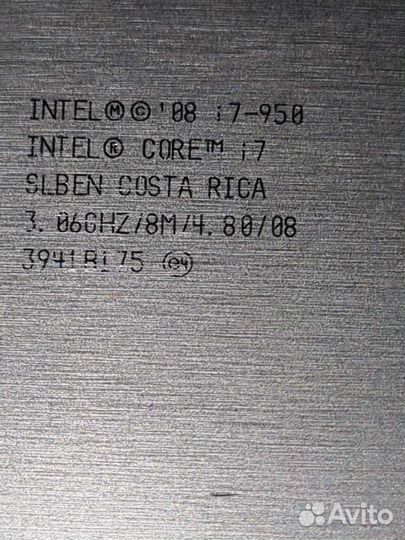 Процессор intel core i7 - 950