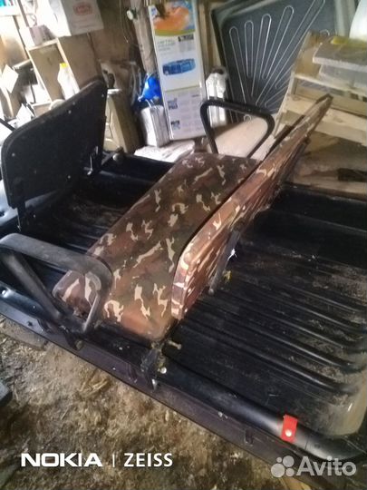 Сани волокуши с сиденьями для мотобуксировщика