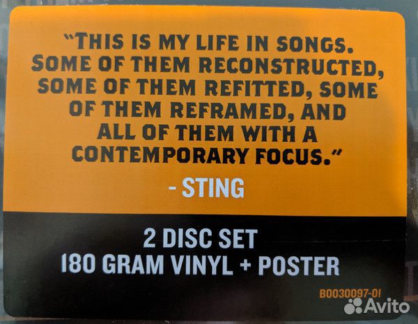 Винил Sting – My Songs (2 LP)