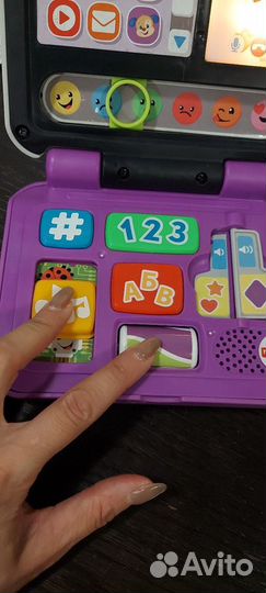 Игрушки fisher price телефон и компьютер