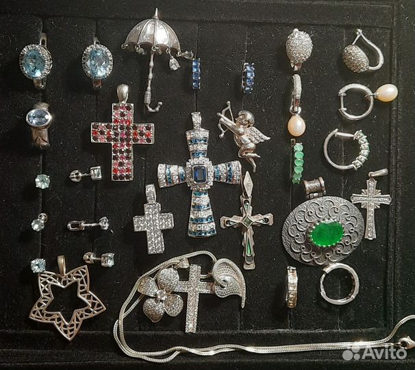 Серебряные украшения.Проба
