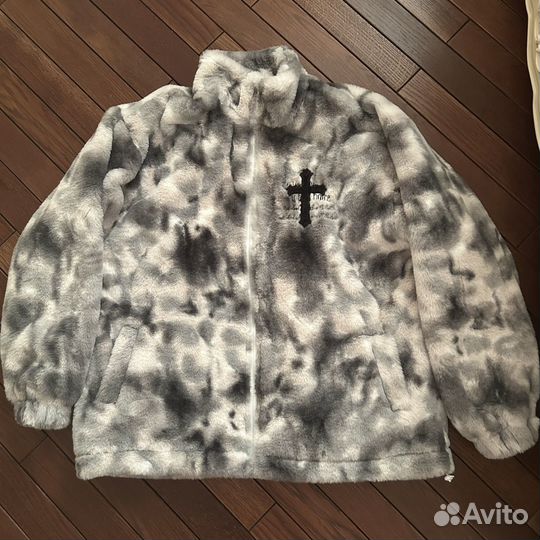 Куртка ветровка пушистая y2k grunge