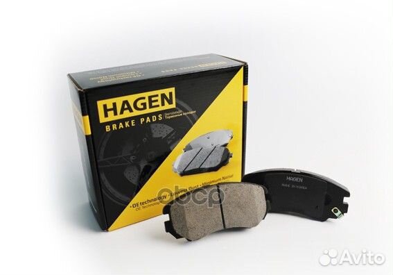 Колодки торм.пер. Premium brake pads hagen GP12