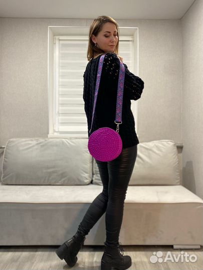 Сумка из трикотажной пряжи