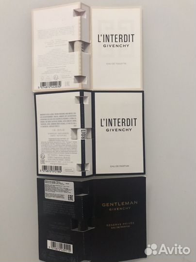 Пробники парфюмерии givenchy