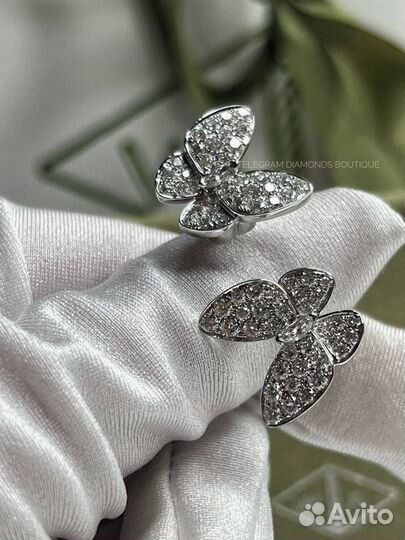 Кольцо Van Cleef & Arpels Two Butterfly в наличии