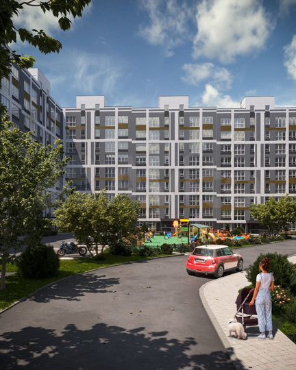 1-к. квартира, 40,3 м², 2/9 эт.