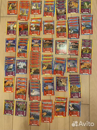 Карточки скуби ду великие тайны мира и журналы