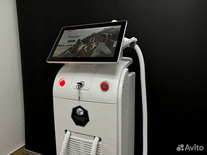 Аппарат лазерной эпиляции Soprano 1600 с 2 манипулами для удаления волос, тату и татуажа и обучение