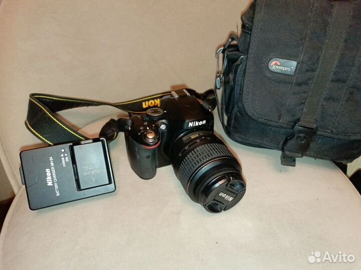 Зеркальный фотоаппарат nikon d5100 kit + SD карта