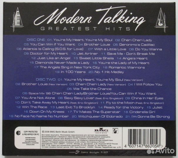 CD Modern Talking 2008 Greatest Hits (2 CD)