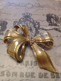 Брошь винтажная Monet бантик США