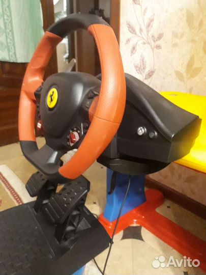 Игровой руль с педалями для икс бокса