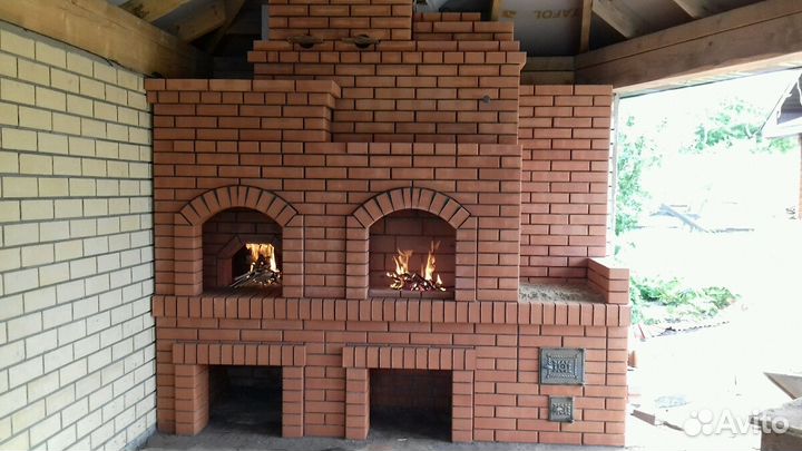Кладка печей,каминов,барьбекю