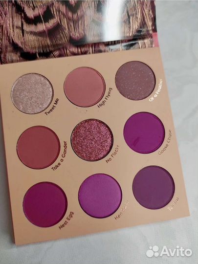 Colourpop палетка теней Fine Feathered