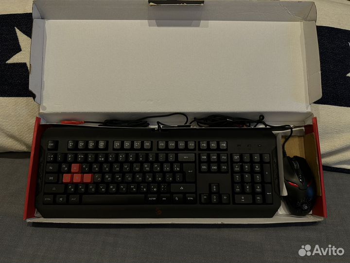 Игровые клавиатура+мышь A4Tech Bloody Q1100