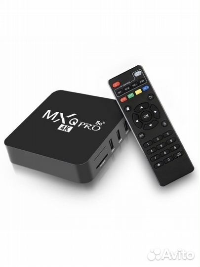 Прошитая Tv приставка MXQ Pro 4k android тв