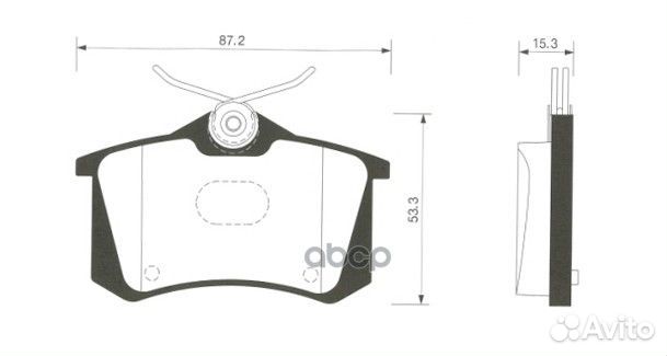 Колодки тормозные задние sangsin brake SP1391 S