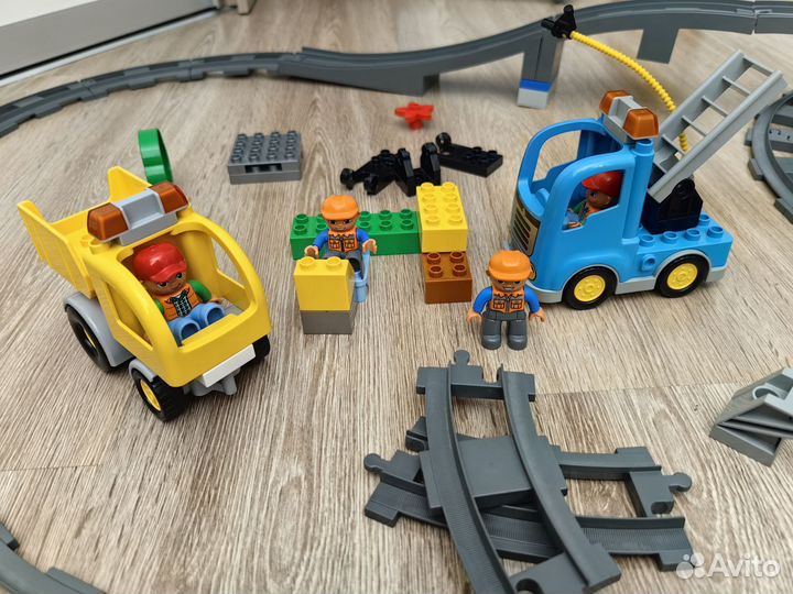 Lego duplo железная дорога поезд