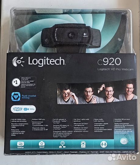 Веб камера Logitech hd pro webcam c920s