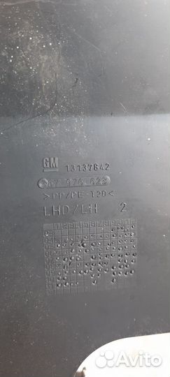 Накладка торпедо opel astra h