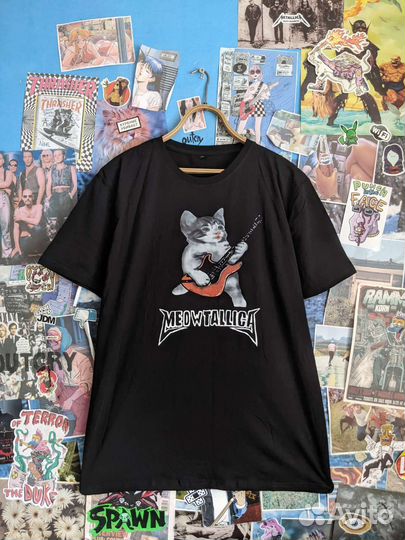 Футболка meowtallica